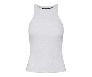 Vero Moda - Ärmelloses Oberteil für Damen, Rundhalsausschnitt, gerippt, Regulär (Hellgrau meliert) EU 40 / UK 12