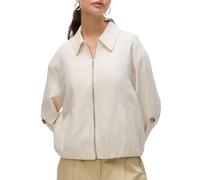 Outdoorjacke VERO MODA "VMANNA SHORT JACKET", Damen, Gr. S, beige (oatmeal), Web, Obermaterial: 55% Viskose, 23% Leinen, 17% Polyester, 5% Baumwolle, unifarben, regular fit normal, Jacken (83559913-S)