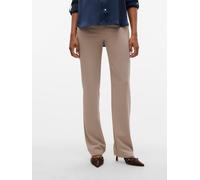Vero Moda Anzughose "VMZAMIRA MW SLIM STRAIGHT PANT NOOS" mit Gürtelschlaufen (22253526-L) moon rock