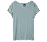 Vero Moda Relaxed Fit T-Shirt mit fixiertem Umschlag Modell 'MAVA' in Schilf, Größe L
