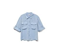 Vero moda aware Damen Vmfabiana 3/4 Shirt VMA Noos, Dusty Blue, XS EU