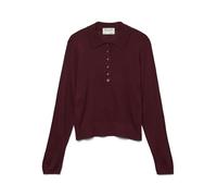 VERO MODA Awsikita Ls O-Neck Polo Knit Noos