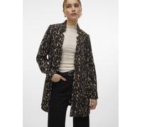 Vero Moda Regular Fit Mantel mit Animal Print Modell 'BRUSHEDKATRINELEO' in Oliv, Größe L