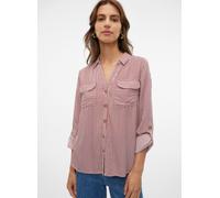 Vero Moda - Bekleidung Vmbumpy L/S Shirt New Wvn Ga Noos - Rot - Größe S