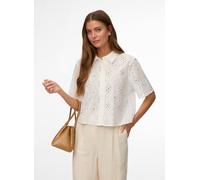 Vero Moda - Bekleidung Vmeliza Short 2/4 Sleeve Shirt Wvn Noos - Weiß - Größe L