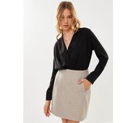 Vero Moda - Bekleidung Vmfortuneallison Hw Short Skirt Ga - Grau - Größe XS