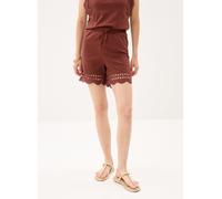 Vero Moda Regular Fit Shorts aus reiner Baumwolle Modell 'GABBY' in Bordeaux, Größe M