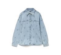 Vero Moda - Bekleidung VMHAYDEN LS OVERSIZED EMB SHIRT RA339 - blau - Größe L