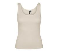 Vero Moda - Bekleidung Vmhenna S/L Top Jrs Lcs - beige - Größe XL