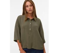 VERO MODA - VMICELYN 3/4 SHIRT WVN BTQ kalamata - Gr. - XL