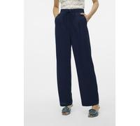Vero Moda - Bekleidung VMJESMILO WIDE PANTS WVN GA NOOS - blau - Größe S