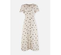 Sommerkleid VERO MODA "VMJOAN S/S 7/8 SHIRT DRESS WVN BTQ", Damen, Gr. M, N-Gr, birch aop:joan, Web, Obermaterial: 92% Viskose, 8% Polyester, bedruckt, wadenlang, V-Ausschnitt, Kleider Sommerkleid, Vi