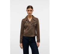 VERO MODA - VMJOSE SHORT FAUX SUEDE JACKET GA NOOS chocolate chip - Gr. - M