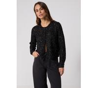Vero Moda - Bekleidung VMLEILANI STITCH LS O-NECK CARDIGAN - Schwarz - Größe XS