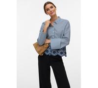 VERO MODA - VMMARY LS SHIRT WVN GA Cloud Dancer - Gr. - M