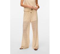 Vero Moda - Bekleidung Vmmaya Hw Wide Pants Jrs - Beige - Größe XL
