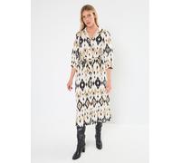 Vero Moda - Bekleidung VMMILLE 3/4 SHIRT 7/8 DRESS WVN BTQ GA - beige - Größe M