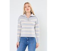 Vero Moda - Bekleidung Vmsaba Stripe Ls Highneck Blouse Ga Noos - Grau - Größe M