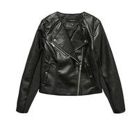 Vero Moda - Bikerjacke für Damen, Kunststoff (Schwarz) EU 38 / UK 10