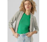 Vero Moda Kurzblazer JESMILO – Loose Fit, Viskose-Leinen-Mix – Beige, Größe M