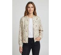 Vero Moda Blouson "VMCOCO L/S BOMBER AOP WVN NOOS" Materialmix (47019639-XL) silber lining aop:tally rose