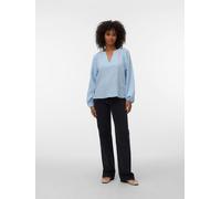 Vero Moda Natali Langarmbluse S Cashmere Blue