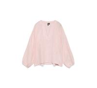 VERO MODA Damen Vmnatali Ls Emb Top WVN Noos