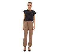 Vero Moda Blusenshirt Debbie mit kurzen Ärmeln in Schwarz L Regular Fit