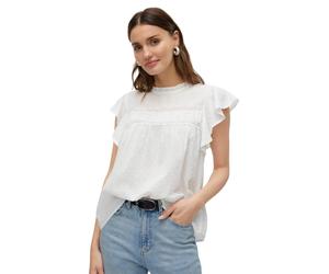 Vero Moda Blusenshirt Trine in Weiß S Regular Fit