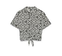 VERO MODA - VMMENNY TIE SS SHIRT WVN BOO Birch - Gr. - XS