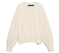 VERO MODA - VMBOOM LS V-NECK PULLOVER Birch - Gr. - XS
