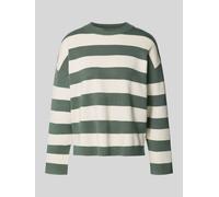 Vero Moda Boxy Fit Strickpullover aus Viskose-Mix Modell 'SILJE' in Schilf, Größe M