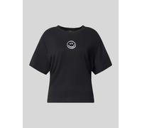 VERO MODA Boxy Fit T-Shirt aus reiner Baumwolle Modell 'SARA' in Black, Größe M