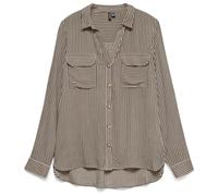 VERO MODA - VMBUMPY L/S SHIRT NEW WVN NOOS Cocoa Brown - Gr. - M