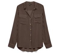 VERO MODA - VMBUMPY L/S SHIRT NEW WVN NOOS Chocolate Torte - Gr. - M