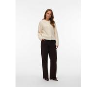 Vero Moda Relaxed Fit Strickjacke mit Woll-Anteil Modell 'CARMEN' in Ecru, Größe XL