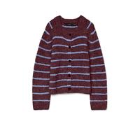 Vero Moda Regular Fit Strickjacke mit Woll-Anteil Modell 'AWESOME SHINE' in Bordeaux, Größe XS