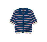 VERO MODA - VMMUSIC 2/4 POLONECK CARDIGAN Navy Peony - Gr. - L