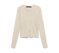 VERO MODA - VMWONDER LACE LS O-NECK CARDIGAN NOOS Birch - Gr. - L