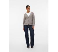 Vero Moda Cardigan in Taupe - Größe L | Damen Pullover Cardigans