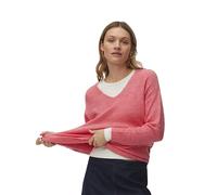 Vero Moda Crew Lefile Pullover Mit V-ausschnitt