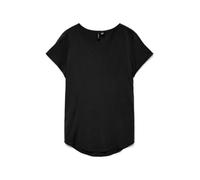 VERO MODA Damen Basic T-Shirt Kurzarm Rundhals Top Langes Einfarbiges Oberteil VMBECCA