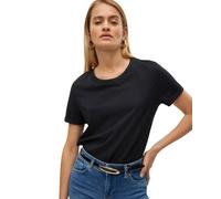 Vero Moda Damen Basic T-Shirt Paula in Schwarz XL Regular Fit