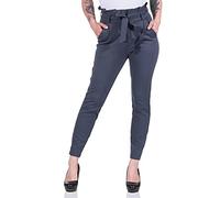 VERO MODA Damen Business Stoffhose Elegante High Waist Paperbag Pants mit Bindeband VMEVA