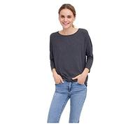 VERO MODA Damen Einfarbiges 3/4 Arm Shirt Basic Rundhals Ausschnitt Top Langarm Oberteil VMCARLA