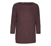 VERO MODA Damen Einfarbiges 3/4 Arm Shirt Basic Rundhals Ausschnitt Top Langarm Oberteil VMCARLA