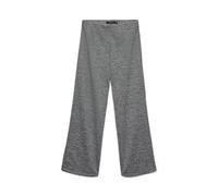 Schlupfhose VERO MODA "VMBERLIN MY MW WIDE PRINT PANT NOOS", Damen, Gr. XL (42), Länge 32, schwarz (schwarz detail:salt and pepper), Web, Obermaterial: 95% Polyester, 5% Elasthan, loose fit normal, Ho