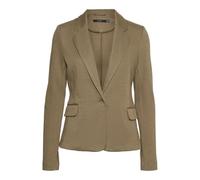 VERO MODA Damen Jersey Blazer Sakko Julia leichte Stoffjacke 10154123 Capers 34