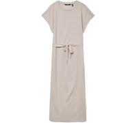 VERO MODA Damen Kleid VMHANNA SL CALF DRESS JRS GA (DE/NL/SE/PL, Alphanumerisch, L, Regular, Regular, silver lining)