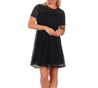 Vero Moda Damen Kurzarm-Kleid VMHoney Lace Pleated Minikleid aus Häkelspitze